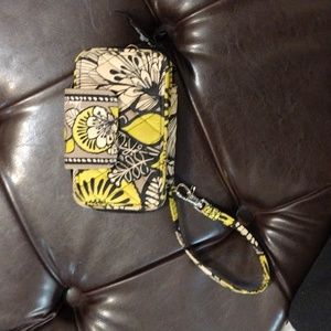 Vera Bradley Tea Dyed Wristlet Wallet